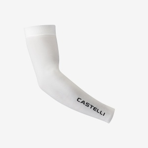 Incalzitoare brate CASTELLI UPF 50+ Arm 3, Unisex, Alb
