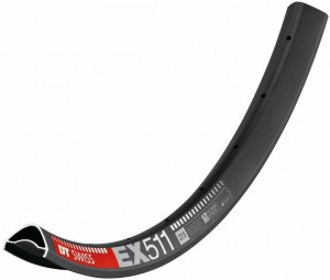 Janta DT Swiss EX 511 27.5', BLACK, 28 HOLES, 584-30, VH 6.5MM