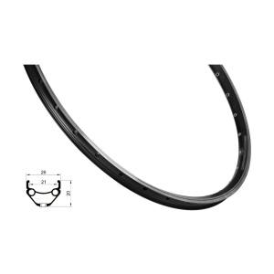 Janta Force PRIME 622x21, 36H, Negru