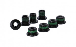 Kit suruburi placa pedalier 4x2 steel steel black