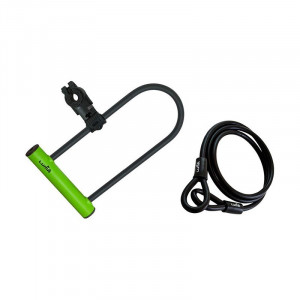 Lacat Luma Enduro 35 HU 320 verde cu suport Sopmulti C4 plus bucla