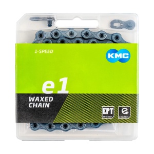 Lant KMC E1 EPT Waxed 1 Viteza 110 Zale Argintiu