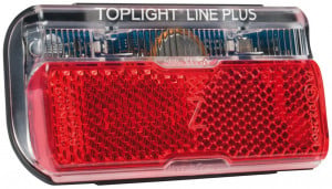 Lumina spate B&M Toplight Line cu functie lumina frana, 80mm