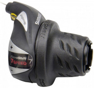 Maneta de schimbator Shimano Tourney SL-RS36-7R, dreapta 7 vit., revo, cablu 2050mm, OGD (Window Type)
