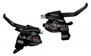 Maneta schimbator/frana Shimano ST-EF41 6x3v Negru