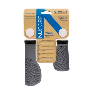 Mansoane Herrmans Nucore Town Wave 130/90mm, Diametru 22mm, Gri, DD48 BL+AR