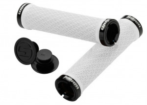 Mansoane Locking Sram white, with Double Clamps End Plugs