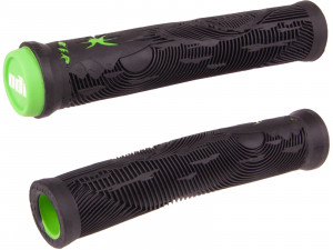 Mansoane ODI BMX Hucker Flangeless, 160 mm, negru-verde