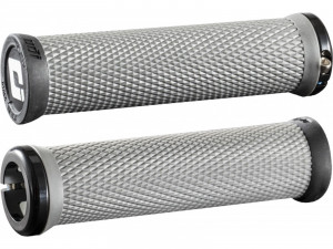 Mansoane ODI MTB Elite Motion Lock-On 2.1, 130mm gri, colier negru