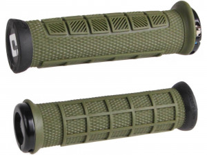 Mansoane ODI MTB Elite Pro Lock-On 2.1 olive, 130mm colier negru