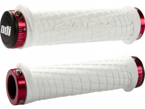 Mansoane ODI MTB Troy Lee Designs Lock-On white , 130mm red clamps