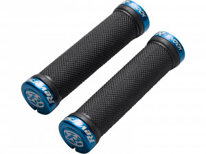 Mansoane REVERSE R-Shock Lock On 29mmx130mm negru/albastru
