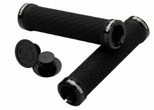 Mansone Locking Sram, with double clamps & end plugs, negre