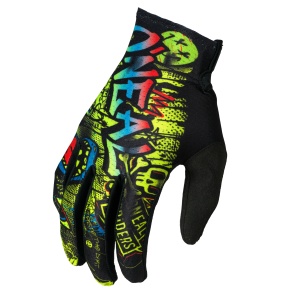 Manusi O'NEAL Youth Matrix Rancid Glove, Negru/Neon