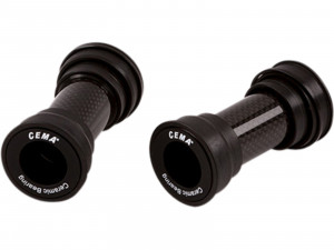 Monobloc BB86-BB92 for Shimano W: 86,5/92 x ID: 41 mm Ceramic - Black