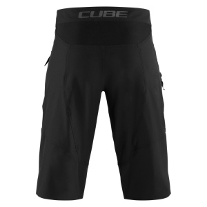 PANTALONI CUBE VERTEX BAGGY SHORTS X ACTIONTEAM BLACK