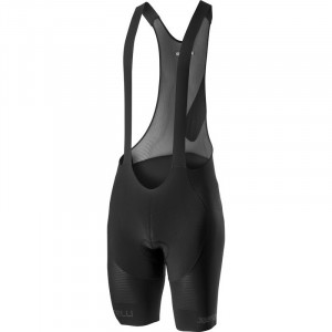 Pantaloni scurti cu bretele Castelli Superleggera negri
