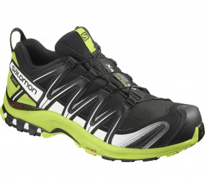 Pantofi alergare Salomon XA Pro 3D Gore-Tex negru/verde lime barbati
