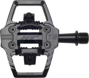 Pedale HT Components HT-T2-SX, Negru mat