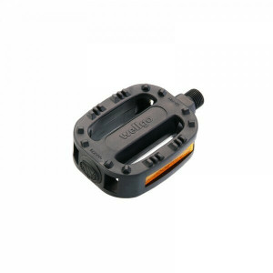 Pedale Wellgo LU-P21, plastic, reflectorizante, negre, 294gr. OEM