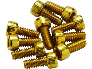 Pini pentru pedale REVERSE Stahl US, Med. 11 mm Escape Pro+Black ONE (Gold) 10 buc