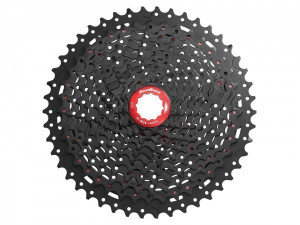 Pinioane Sunrace CSMX8 EAZ caseta 11-46T 11v negre/rosu
