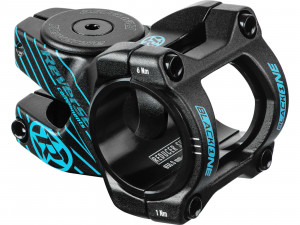 Pipa REVERSE Black-ONE D-2 35mm 31,8 & 35mm black/blue inkl. Top Cap, Schraube, Kralle