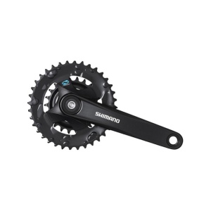 Placa Pedalier Shimano Fc-M315-2, 7/8v, 175mm, 36-22t, Fara Protectie Lant, Negru (AFCM3152E62XL)