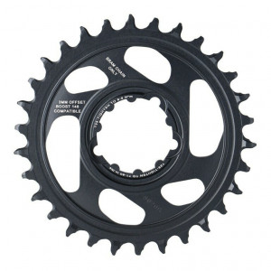 Placa pedalier Sram X-Sync2 SL Eagle Boost 30T, gri, aluminiu, offset 3mm, DM, 12V