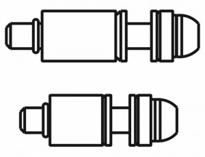 PostMount-Spacer Titan Avid Set XX 20 S f. VR 180mm/HR 160mm, TitanT25 CPS