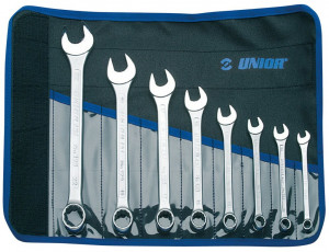 ring fork key Set Unior with bag 8-parts, 8-22mm, 125/1CT