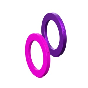 Ring Kit For Caliper, 2 Pistons (Purple, Pink)