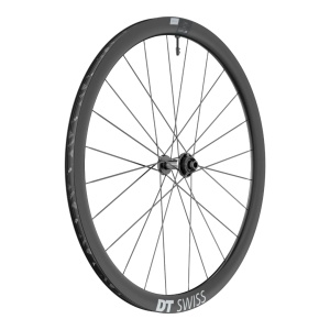Roata Fata DT Swiss ARC 1400 Dicut 38 DB 28"/20 Carbon, Negru, Centerlock, 100/12 TA