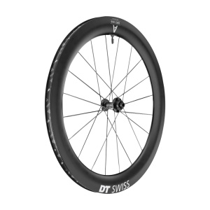 Roata Fata DT Swiss Arc 1400 Dicut 65 DB 28 Inch, Carbon, Negru, Center Lock, 100/12 TA