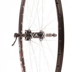 Roata spate 26x1.75, janta dubla Alu 36H, butuc Alu cu caseta Disc