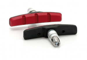 Saboti frana XLC V-brake BS-V01 4 buc., 70mm, black/red