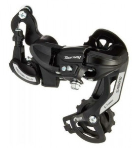 Schimbator spate Shimano Tourney RD-TY500, 6/7 vit., prindere pe ax (BMX-track)