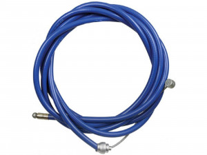 Set cabluri + camasa de frana, 1.5 mm albastru