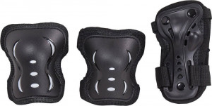 Set protectie copii HangUp Skate - 3 buc, negru