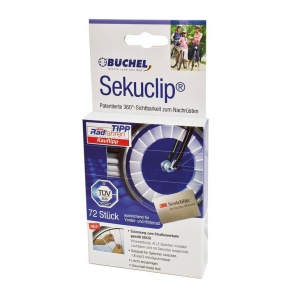 Set reflectorizanti spite BUCHEL Sekuclip Fata + Spate, 60mm, 72 buc