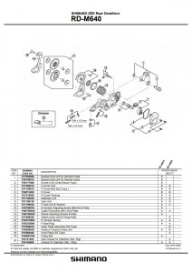 Suport de prindere unitate Shimano RD-M640 pt. mode downhill