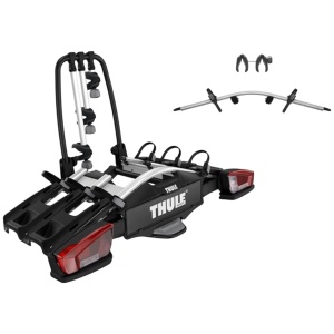Suport pentru 3(4) biciclete, Thule VeloCompact 926, Cu Prindere Pe Cârligul De Remorcare + Adaptor TA9261