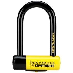 U-lock Kryptonite Ny Fahgettaboudit 8.3X15.3Cm, Black/Yellow, 3 Keys