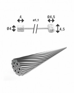 XLC shift inner cable ? 1.25/ 2,250mm 2 nipples