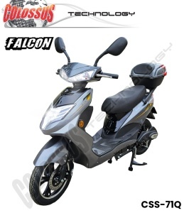 COLOSSUS Električni bicikl FALCON CSS-71Q SIVI