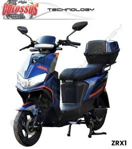 COLOSSUS Električni bicikl plavi ZRX1
