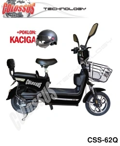 COLOSSUS E-SKUTER & BIKE crni CSS-62Q