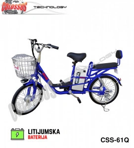 COLOSSUS E-SKUTER & BIKE plavi CSS-61Q