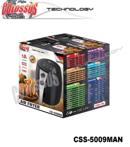 COLOSSUS Friteza na vruć vazduh 4,8l CSS-5009MAN - Img 2