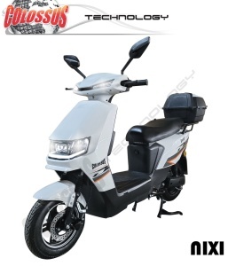 COLOSSUS Električni bicikl beli NIXI